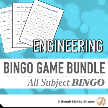 Preview of Engineering - Classroom BINGO Growing Bundle