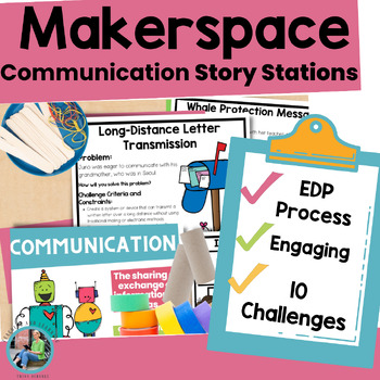 Preview of Engineering Communication: STEM Activities & Challenges Read Aloud & Makerspace