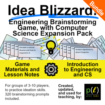 Preview of Engineering & Computer Science Brainstorming Game: Idea Blizzard!