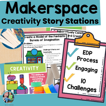 Preview of Engineering Creativity: STEM Activities & Challenges For Read Aloud & Makerspace