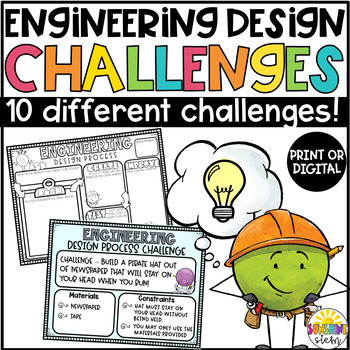 Preview of Engineering Design Challenges - 10 fun Challenges!