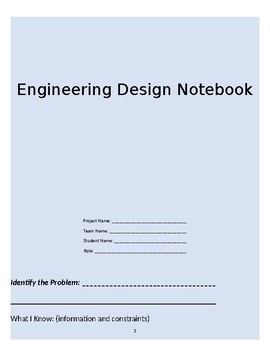 Preview of Engineering Design Notebook
