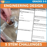 5 Engineering Design Process Challenges - Activities for 3