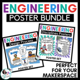 Engineering Design Process & Disciplines Posters BUNDLE