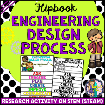 Preview of Engineering Design Process Flip book (STEM OR STEAM Flipbook)