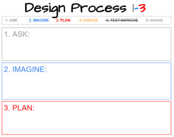 Preview of Engineering Design Process Graphic Organizer.