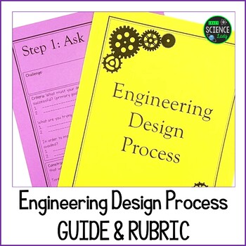 Preview of Engineering Design Process Guided Processing Sheets and Rubric for Any Project