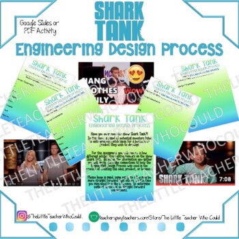 Preview of Engineering Design Process Inspired by Shark Tank