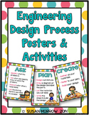 Engineering Design Process Posters - Bright Polka Dots