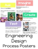 Engineering Design Process Posters -Elementary | Color Ver