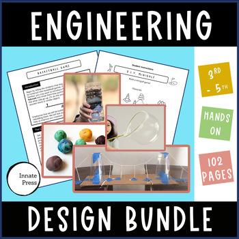 Preview of Engineering Design Process Project-Based Learning BUNDLE for Grades 3 4 and 5