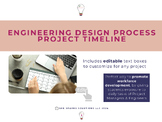 Engineering Design Process Project Timeline | STEM 6th 7th