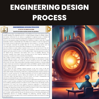 Preview of Engineering Design Process Reading Comprehension | Engineering Unit