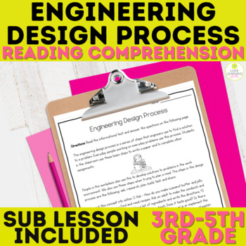 Preview of Free Engineering Design Process Reading Comprehension - NGSS Informational Text