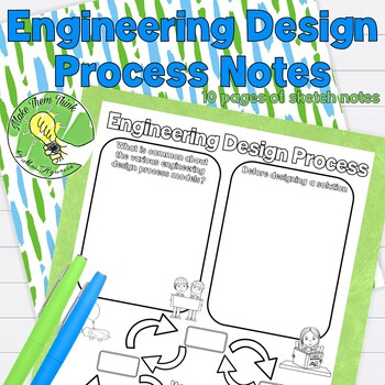 Preview of Engineering Design Process Sketch Notes