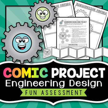 Preview of Engineering Design Process Project - Comic Activity | Digital and Printable