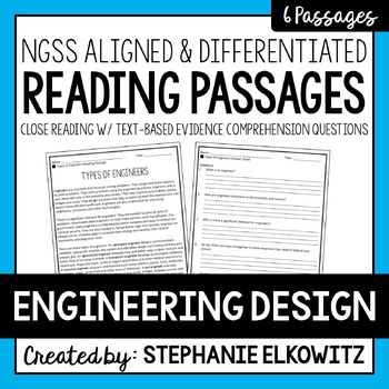Preview of Engineering Design Reading Passages | Printable & Digital | Immersive Reader