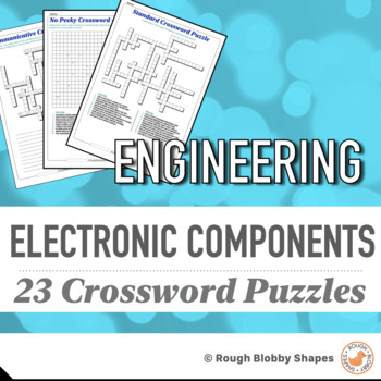 Preview of Engineering - Electronics Components - Crosswords
