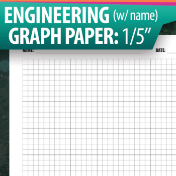 Graph Paper For Multiplication - 8.5 x 11: Large Grid Paper 1/2 Inch  Squares, 2x2 Quad Ruled Composition Notebook For Math, School, Science  Students