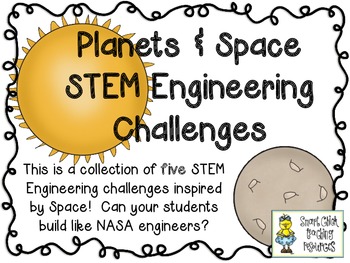 Preview of Engineering Planets and Space: STEM Engineering Challenges Five Pack!