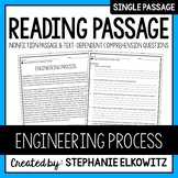 Engineering Process Reading Passage | Printable & Digital