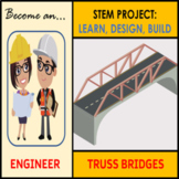 Engineering STEM Project - Become an Engineer and Build a Bridge