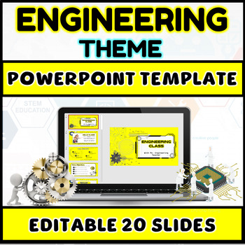 Preview of Engineering Theme Editable PowerPoint Template