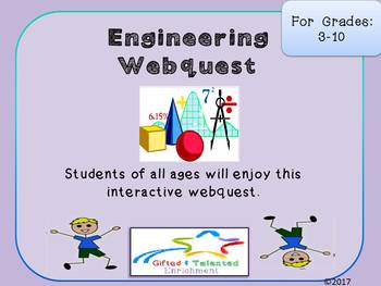 Preview of Engineering Webquest