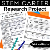 Engineering and STEM Careers Research Project and Activiti
