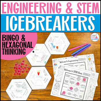 Preview of Engineering and STEM Icebreakers First Day or Week of School BTS Activities