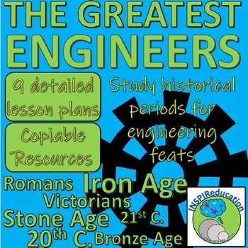 Preview of Engineering in History - Lesson Plans, Resources, Timelines - Unit Plan