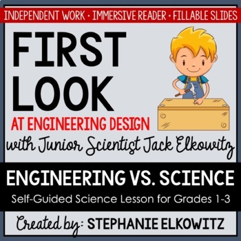 Preview of Engineering vs. Science Self-Guided Digital Lesson | Distance Learning