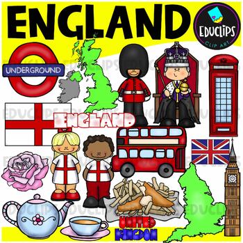 Preview of England Clip Art Set {Educlips Clipart}
