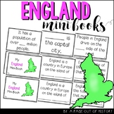 England Country Mini Books for Social Studies