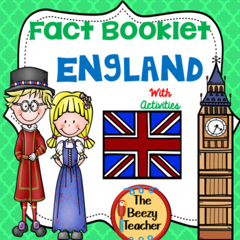 Preview of England Fact Booklet and Activities | Nonfiction | Comprehension | Craft