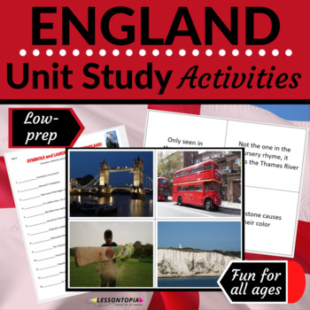 Preview of England | Unit Studies | Activities