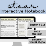 ENGLISH 1 & 2 STAAR REDESIGN 2023 | Interactive Vocabulary