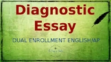 UPDATED! Diagnostic Essay Prompt and Rubric