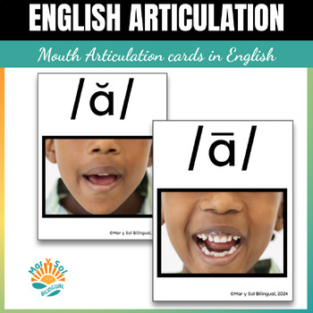 Preview of English Alphabet Mouth Cards  Real Pictures for ESL