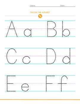 English Alphabet Tracing Level 1 – Portrait by Maggie's Imaginarium