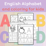 English Alphabet and Coloring for Kids