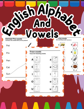 English Alphabet and Vowel for Kids by sumith susantha | TPT