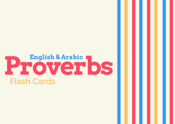 Preview of English-Arabic Proverbs with Fun Illustrations