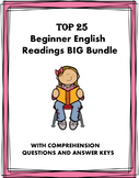 English BEGINNER Readings BIG Bundle: TOP 25 Readings @50%