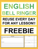 English Bell Ringers - Common Core ELA Middle School or Hi