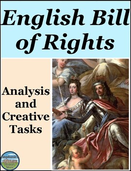 Preview of English Bill of Rights Analysis and Creative Task