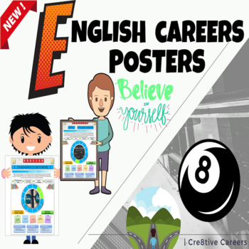 Preview of English Careers Posters