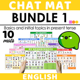 English Chat Mat Bundle 1 - Basics and Initial Topics in E
