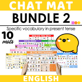 English Chat Mat Bundle 2 - Specific Topics & Vocabulary (