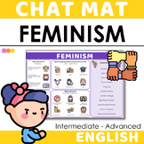 English Chat Mat - Feminism - Women History Month - Interm